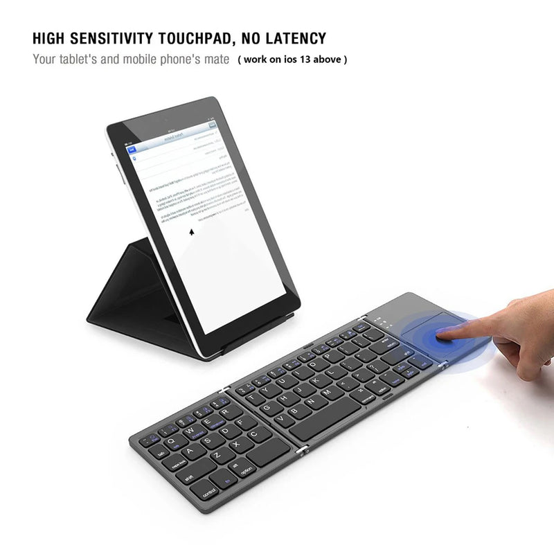Wireless Bluetooth Keyboard with Touchpad for Windows,Android, IOS