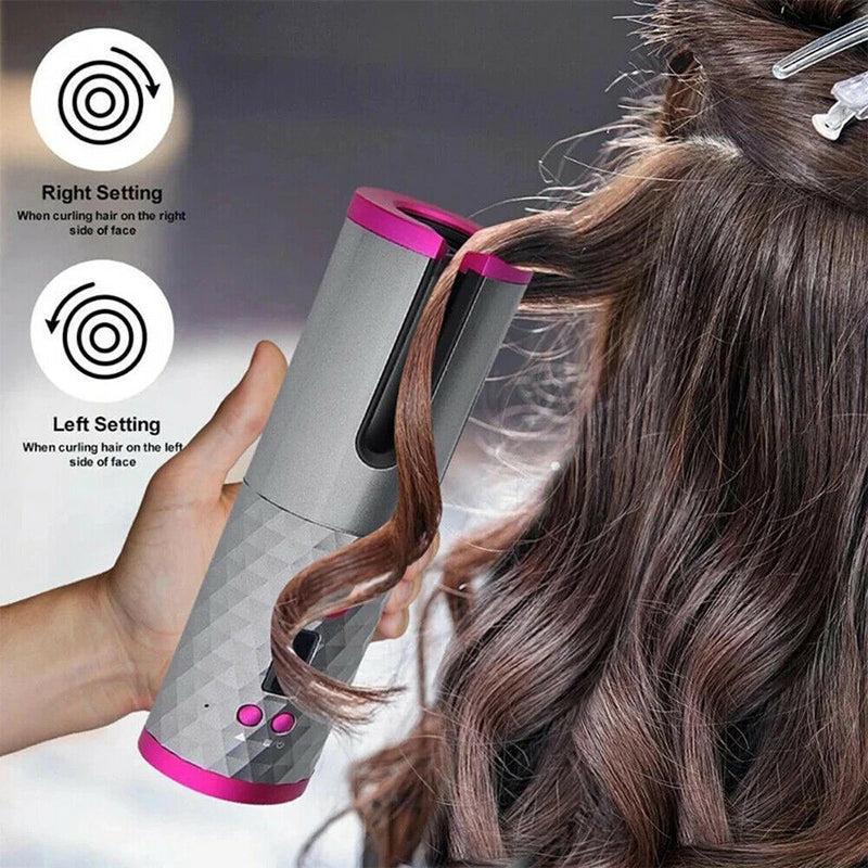 Electric Automatic Rotating Cordless Hair Curler