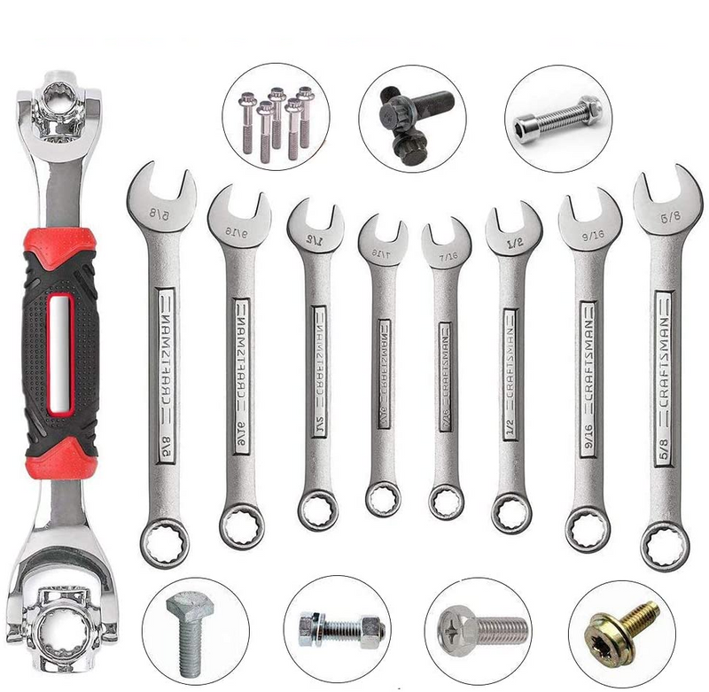 48 in 1 Tools and Socket Wrench