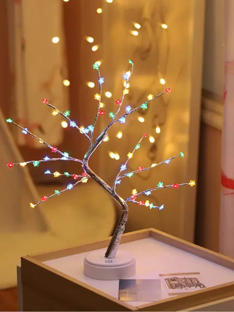 Christmas Greeting Tree Lights